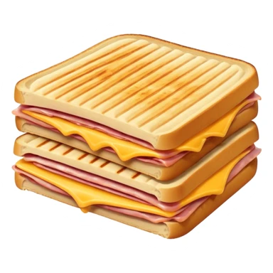 panini with ham and cheese sticker