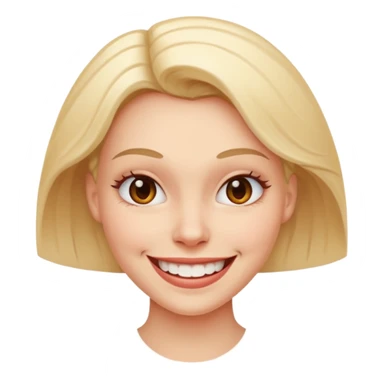 facial Upselling scam women fake sympathetic smile, predatory grin, saccharine smile, smirk sticker