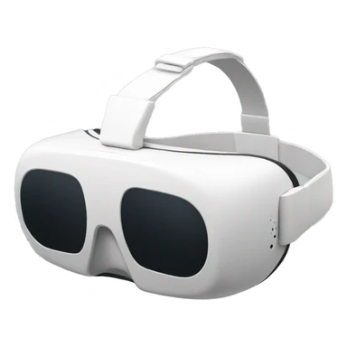 A white VR HEADSET, (no head:2.0) sticker