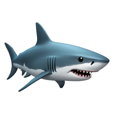 nuclear shark sticker