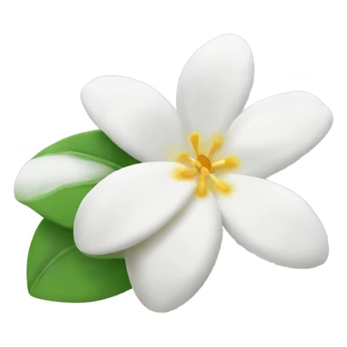Jasmine flower emoji sticker