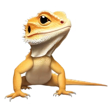 Rizzy fat bearded dragon  sticker