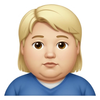 ash Trevino is a fat girl with blonde hair  sticker