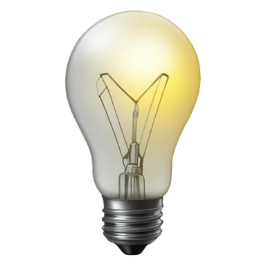 Idea lightbulb sticker