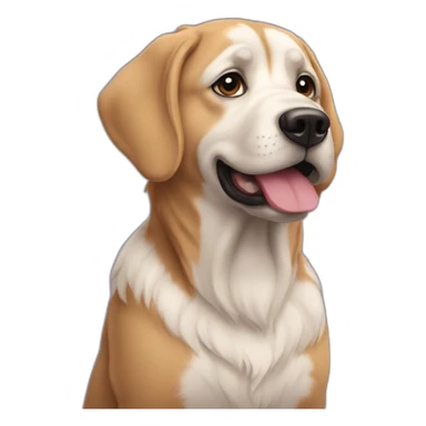 Corentin le gros chien sticker