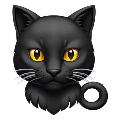 Crea un emoji de pantera negra  sticker