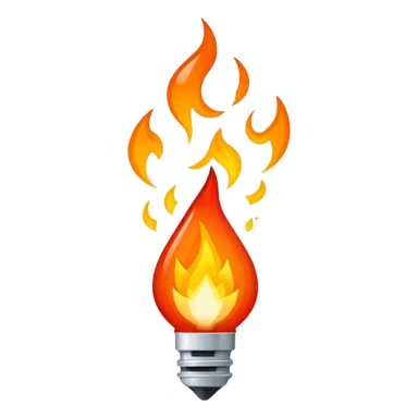 pouvoir ultime en feu sticker