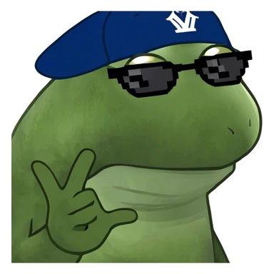 A emoji flipping yu off sticker