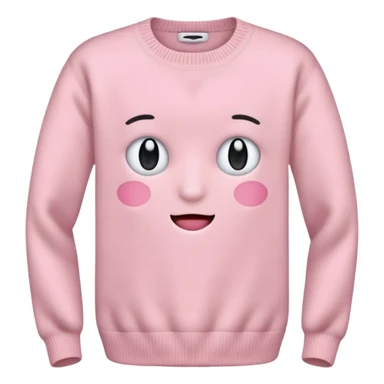 very very light pink sweater sticker