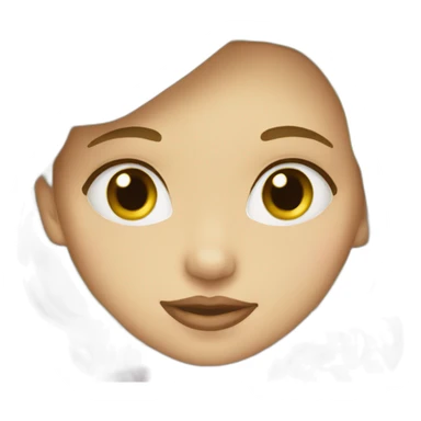 The woman blonde kiss the girl sticker