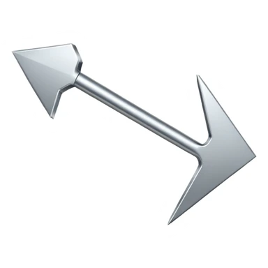 computer arrow (iphone emoji styled) sticker