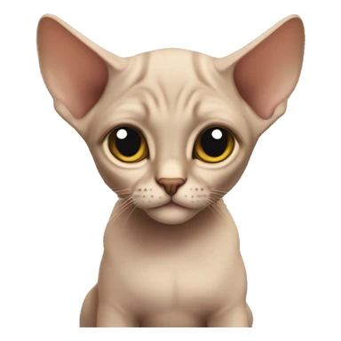 Sphinx kitten sticker
