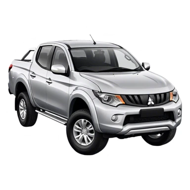 Mitsubishi Triton - Mitsubishi (Model Year: 2023) (Iconic colour: Silver) sticker