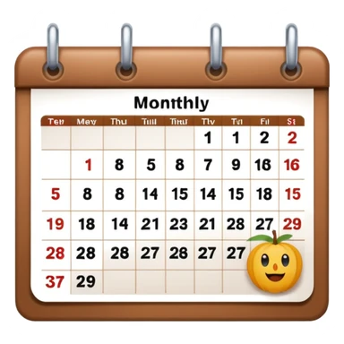 calendar sticker