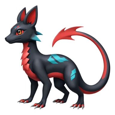 Salandit-Umbreon-Silvally-fusion (full body) sticker
