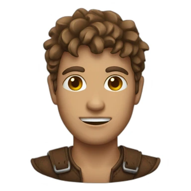 Leather face viejita sticker