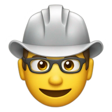 Worker smiles on the farm sticker