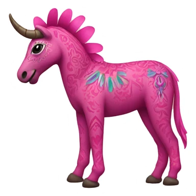 Pink alebrije sticker