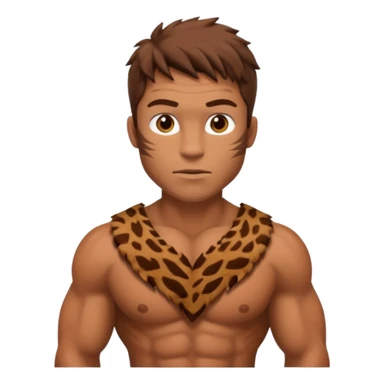 prehistoric human sticker