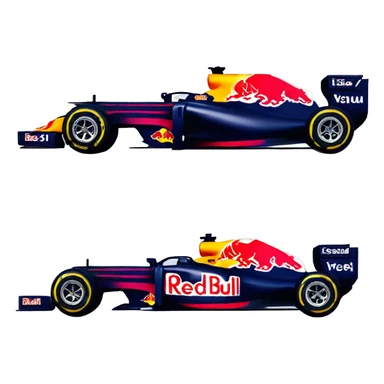 Red Bull f1 car sticker