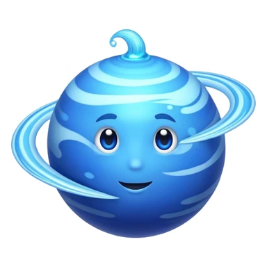 neptune planet vivid sticker