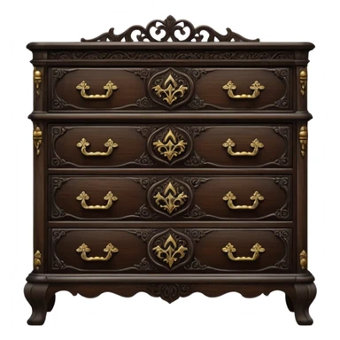 Gothic dresser sticker