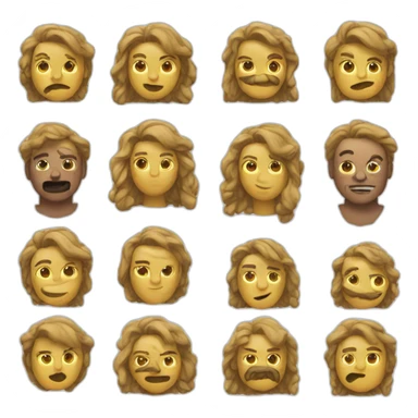 emoji señalando sticker