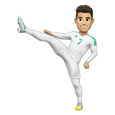 Retourner acrobatique cristiano Ronaldo sticker