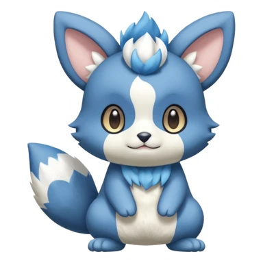 Meowstic-Oshawott-Minccino-fusion sticker