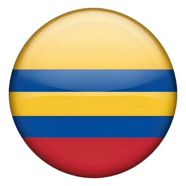 Bandera de colombia circular sticker