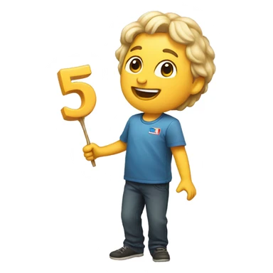 celebrate five years sticker