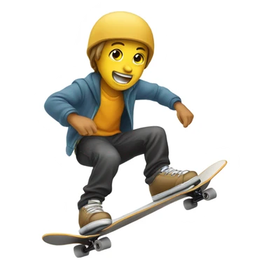 Skateboarder long slide sticker