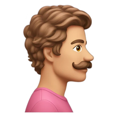 Tache de couleurs rose sticker