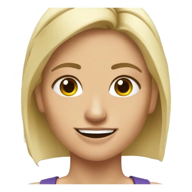 Rubia  haciendo CrossFit  sticker