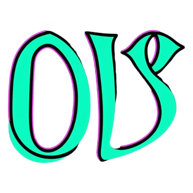 Neon glowing effect with the name حسیب in stylish modern Arabic typography sticker