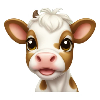 baby cow sticker