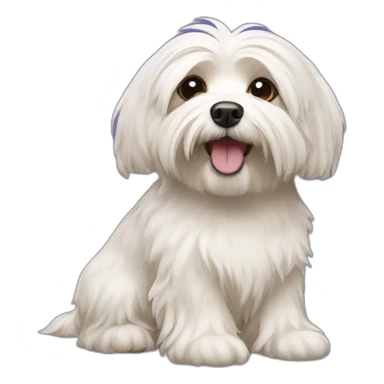 Havanese dog sticker