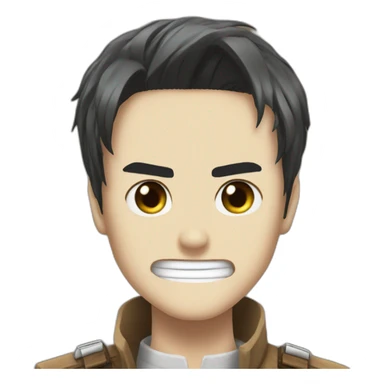 levi attack on titans sticker