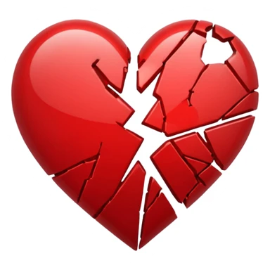 heart broken sticker