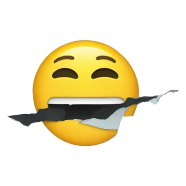 Broken windsheild sticker