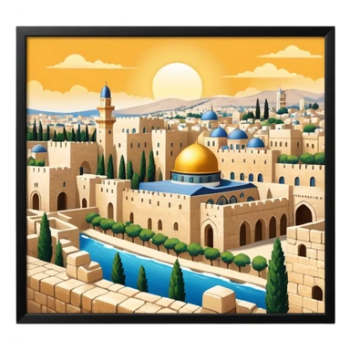 Jerusalem İsrael sticker