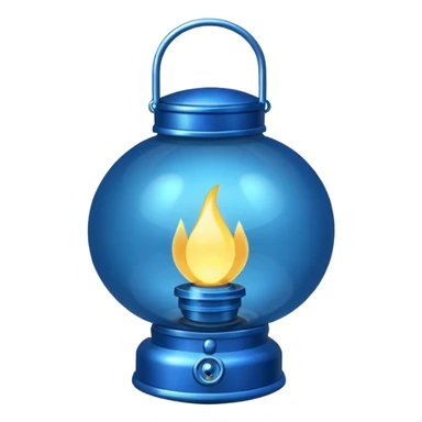 Blue colour ka lalten sticker