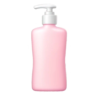 Light pink lotion bottle sticker