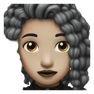 goth, no mke up sticker