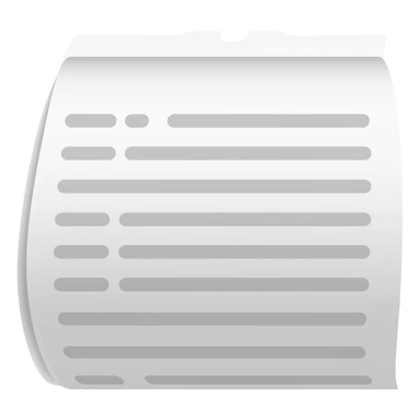 White Electric bill sticker