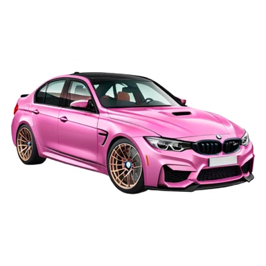 Pink bmw m3 g80 sticker