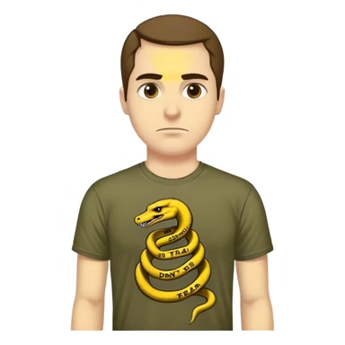 Man libertarian sticker