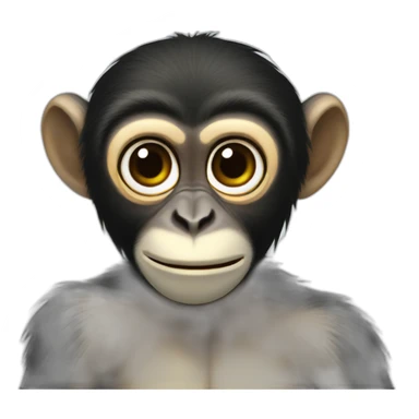 Spider monkey sticker