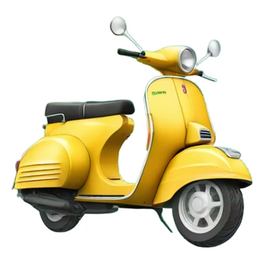 Palm tree and vespa sticker