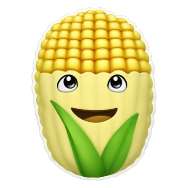Corn scented towel sticker